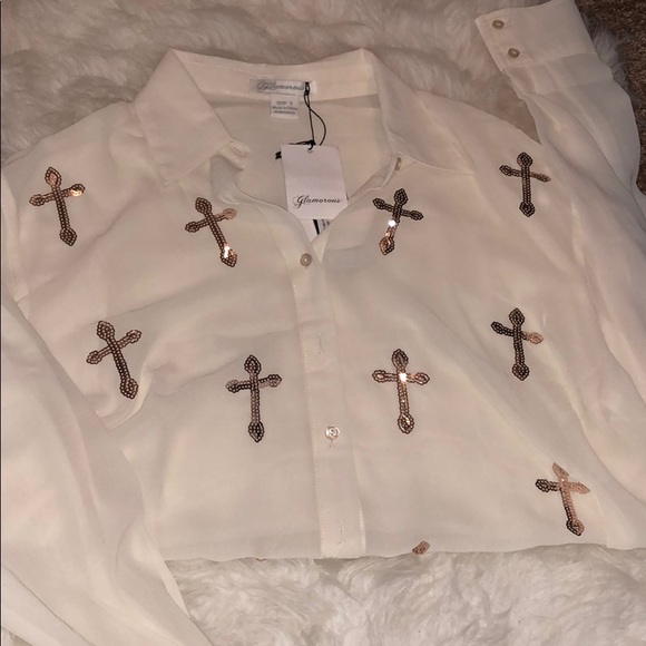 Tobi Tops - NWT Tobi Cross Blouse